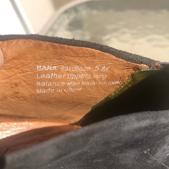 NEW NAYA Bara Suede Leather Booties Heels size 5 - Picture 5 of 14